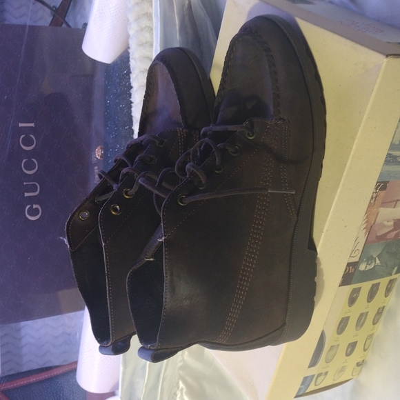 GH bassin Co Brown suede lace-up boots River Jack size 9 m - Picture 6 of 8